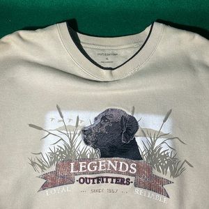 Croft&Barrow x Cahue Black Labrador Vintage Crewneck Size xLarge